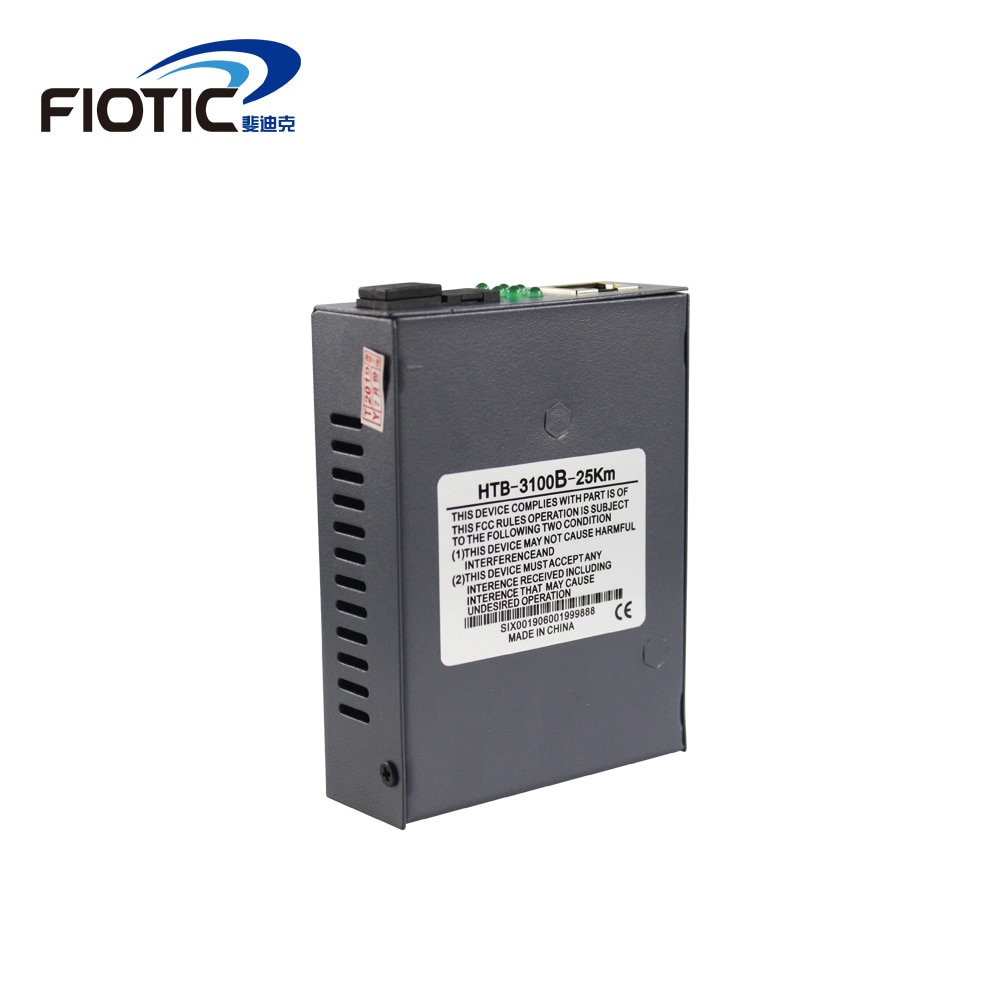 Convertidor de red de Fibra óptica FTTH Fibra, convertidor del transceptor, modo único, Fibra óptica, HTB-3100, 10/100M, 1 par