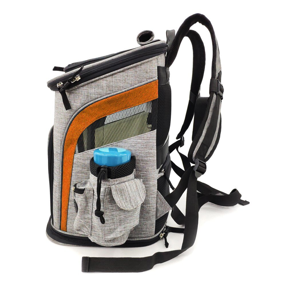 Bolsa de malla para perros, mochila transpirable para perros, bolsa de transporte para gatos de gran capacidad, bolsa de transporte para mascotas Oxford, bolsa de transportador de tela