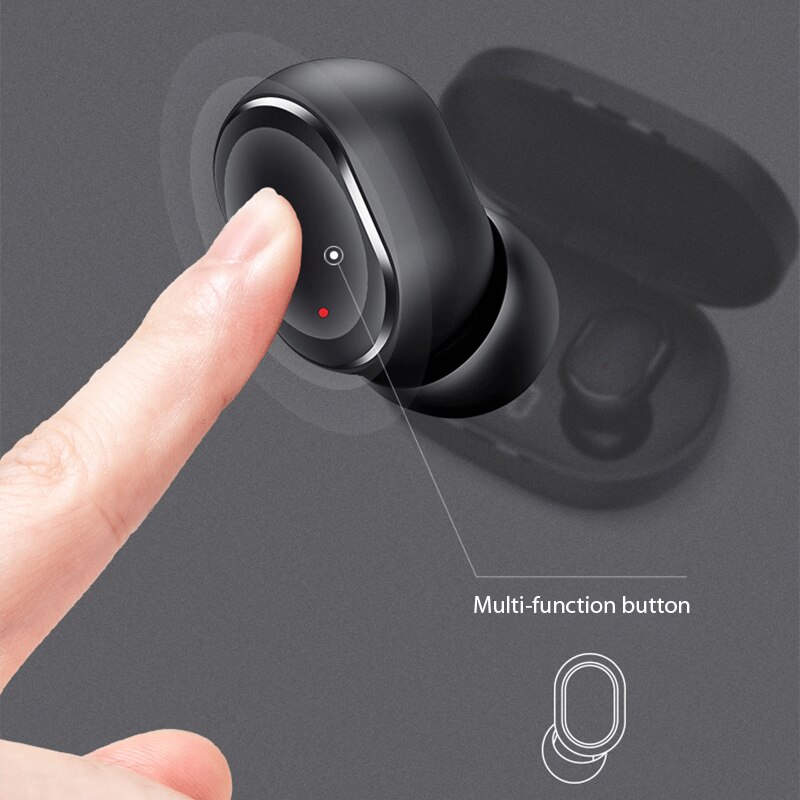 E6S Bluetooth Oortelefoon 5.0 Draadloze Oordopjes Tws Oortelefoon Noise Cancelling Microfoon Bluetooth A6S Headset Voor Xiaomi Redmi Samsung