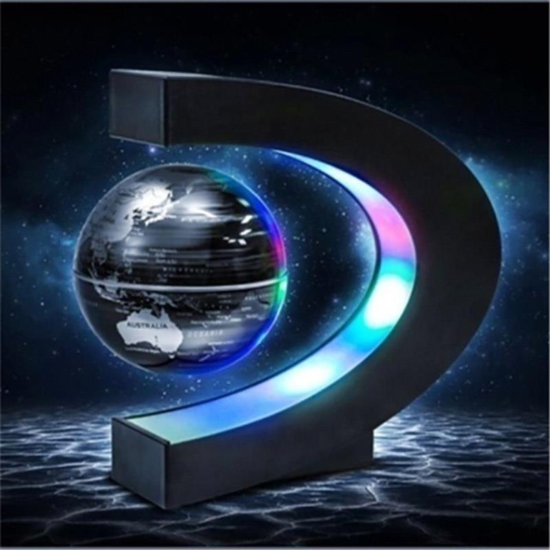 Flydende magnetisk levitation globe led verdenskort elektronisk antigravity lampe nyhedskugle lys hjem dekoration fødselsdag