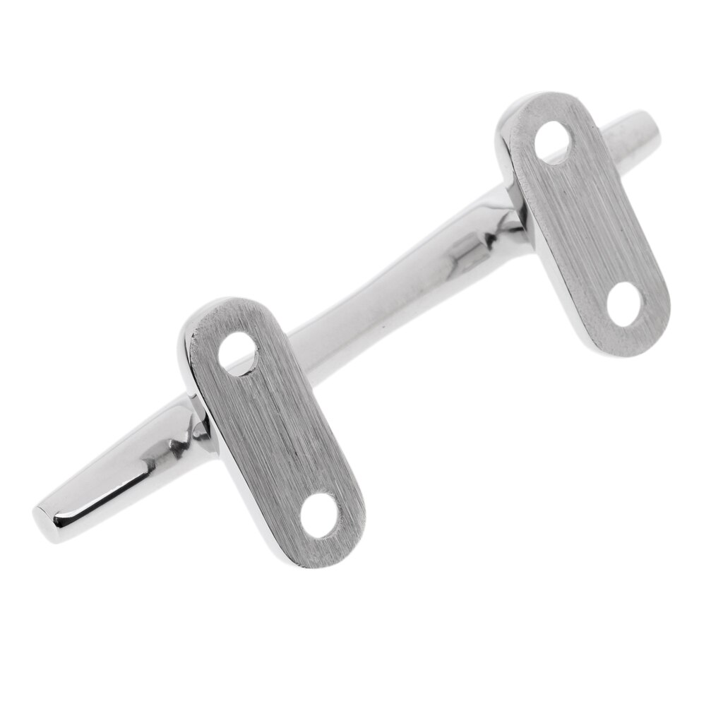 10cm Boat Dock Rope Line Cleat Marine 316 Stainless Steel Mooring Deck Cleat