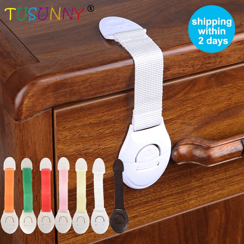 TUSUNNY 10Pcs/Lot Protection Against Children Locking Doors For Children's Safety Kids baby Safety lock