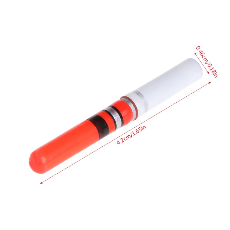 Flotteur de pêche bâton lumineux vert rouge nuit lumineuse électronique attrayant attirail outil de pêche