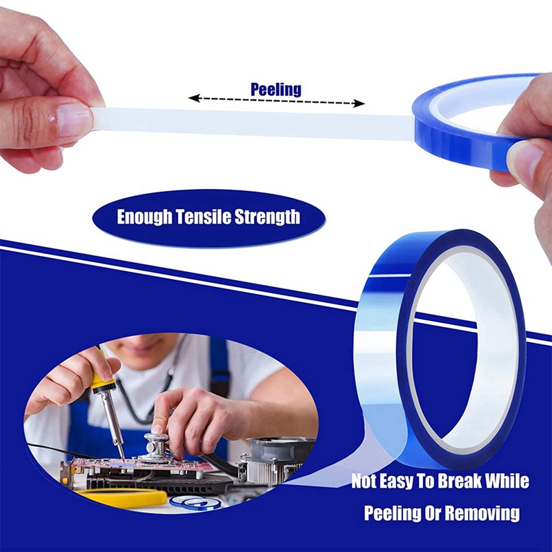 4 Rolls 20mm X33M Heat Tape High Temperature Heat Resistant Tape Heat Transfer Tape for Heat Sublimation Press Vinyl