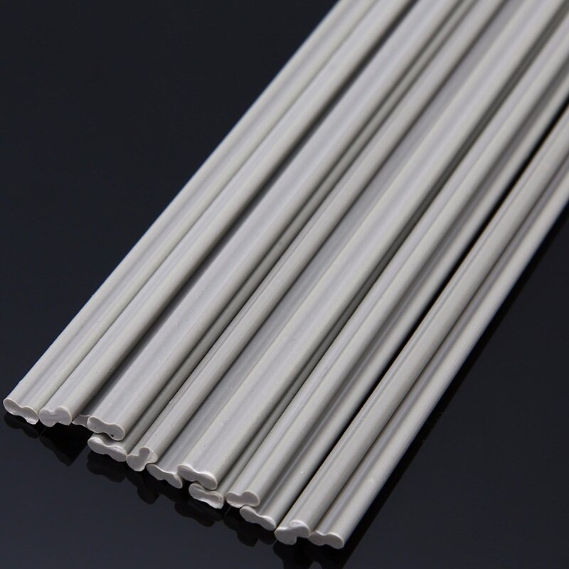 50 Stuks Niet Giftig Kunststof Lasdraad 200 Mm Lengte Abs/Pp/Pvc/Pe Lassen Sticks 2.5 Mm * 200 Mm Voor Plastic Lasser