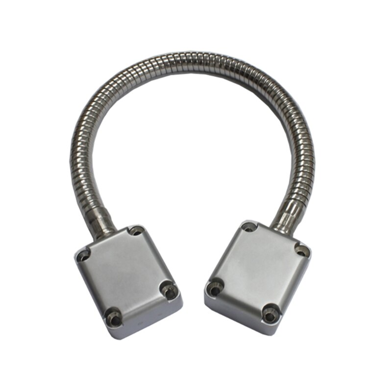 Door Loop Exposed Mounting Protection Sleeve Stainless Steel Access Control Cable with Zinc Alloy Ends