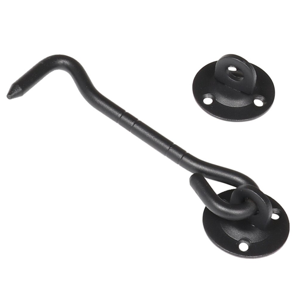 2pcs Lock Hook And Eye Holders Window Latch Safety Privacy Anti Theft Assembly Door Stainless Steel Hardware Cabinet Silent