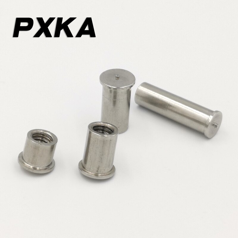 Perno de soldadura de acero inoxidable M5 M6 304, tuerca de soldadura de punto redondo, tuerca de fijación, Perno de PCB