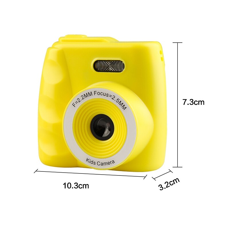 Crianças câmera de vídeo câmera 2.0 Polegada 1080p tela recarregável crianças dos desenhos animados câmera zoom digital com mp3 e jogo