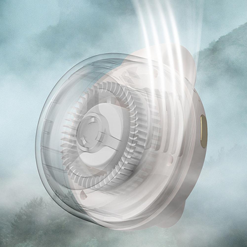 Usb Charged Fans Mini Handheld Fan Clip Adjustable Fawn Cartoon Electric Fan With Light Quiet Travel Outdoor Cooling Fans