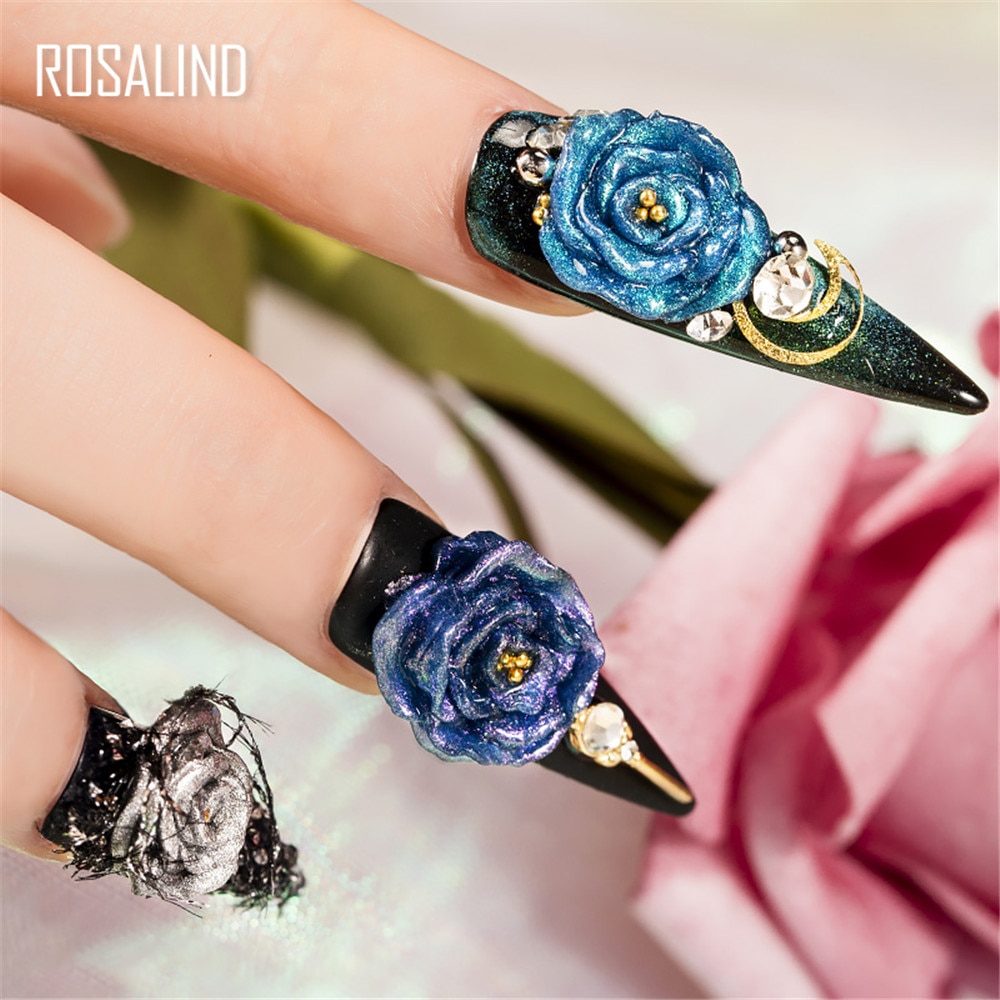 5d carving maleri negle gel farver skulptur negle gel 3d udskåret plasticine uv gel lak diy nail art maleri 3d gel