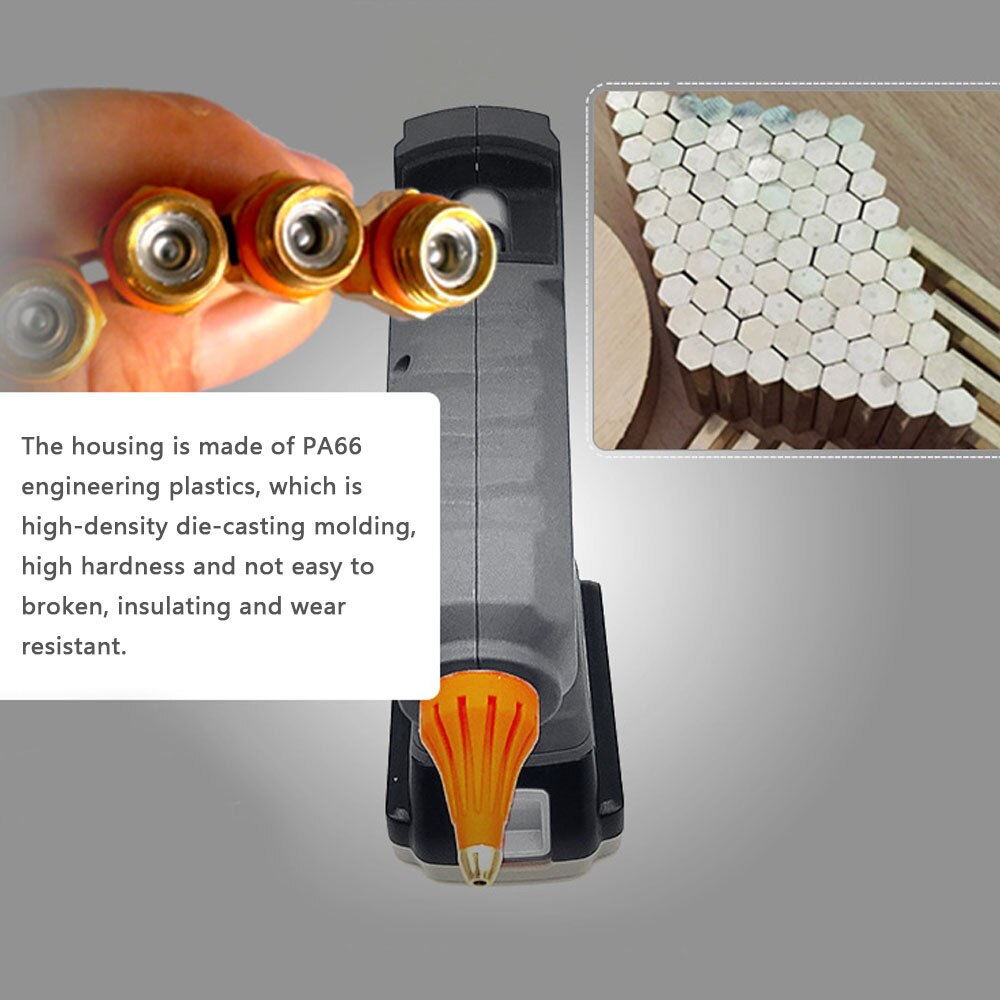 Electric Melt Glue Machine Portable Cordless Lithium Glue Extrusion Tool Applicator for Home DIY Arts Crafts Adhesive