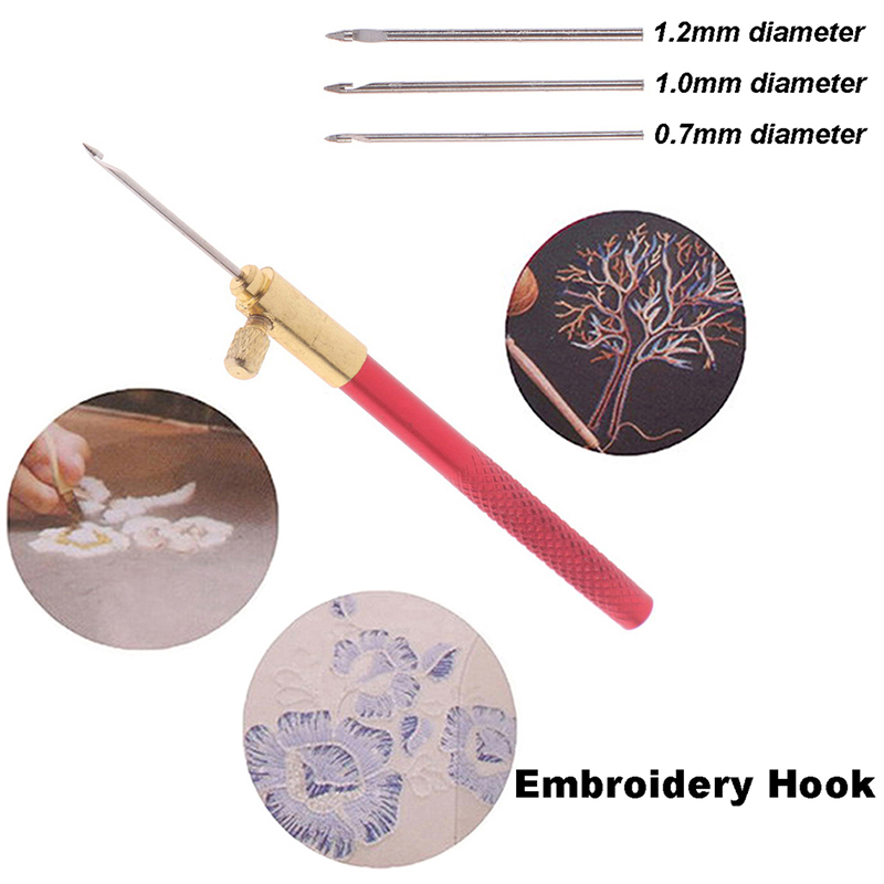 French Crochet Beading Hand Embroidery Tool Kit Wi... – Grandado