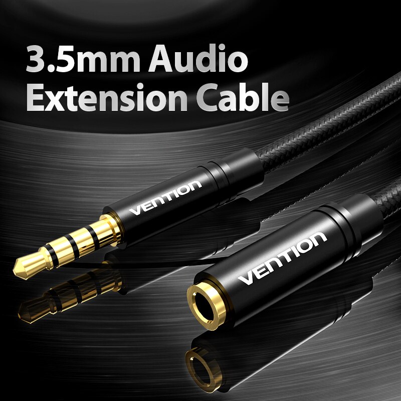 Vention Jack 3.5 mm Audio Extension Cable Male to Female Headphone Extension Cable for Huawei P20 lite Stereo 3.5mm AUX Cable