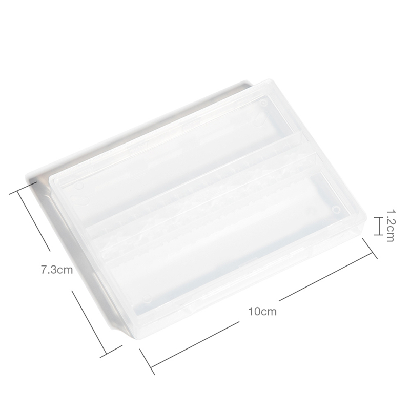 Acrylic Nail Drill Bit Storage Box Empty Stand Display Container Nail Case Cutter For Milling Machine Manicure Accessories