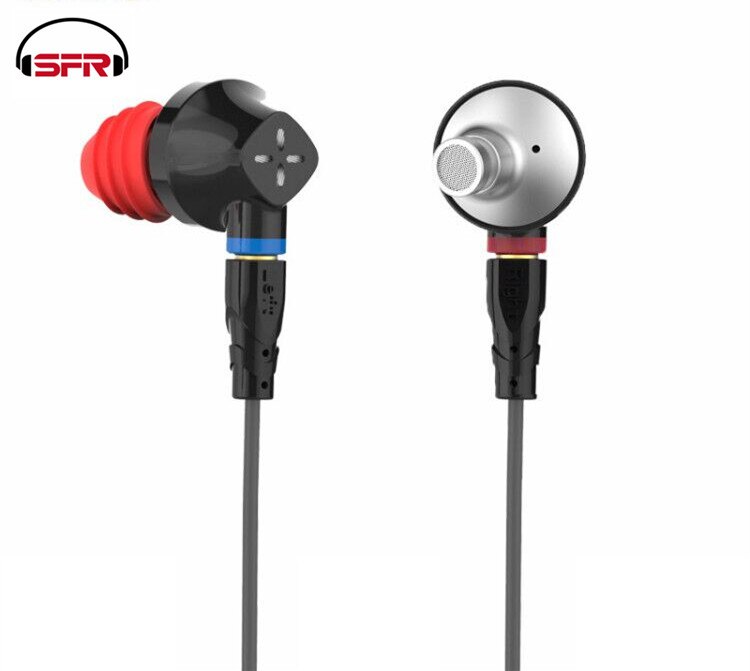 SENFER-auriculares internos híbridos HIFI DT6 1DD + 1BA, para DJ, correr, deportes, cables desmontables MMCX, V30, A10, DT8, T2, V80, C10, T3: Default Title