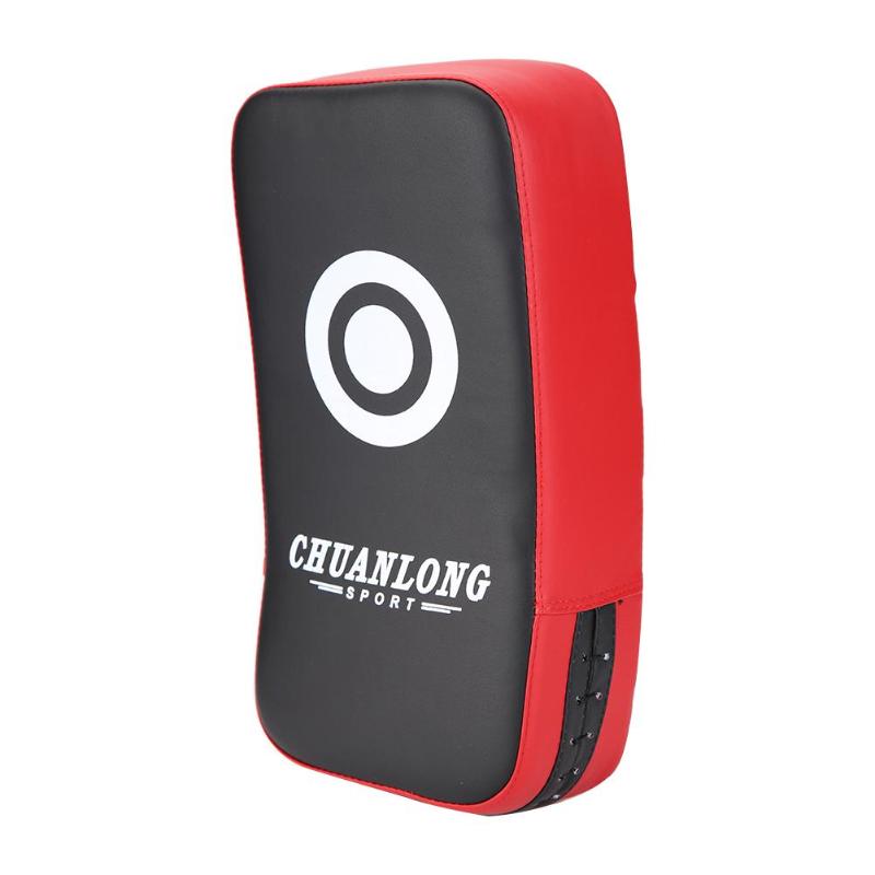Hand Target Curved Foot Target Boxing Sport Fitness Boxing Adult Kid Taekwondo Training Boxing protective gear boxing target: Red