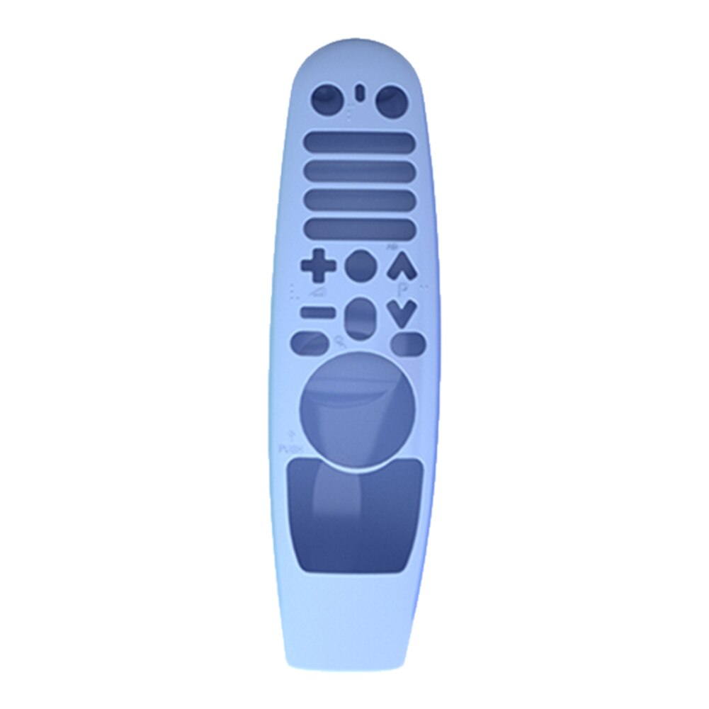 Silicone TV Remote Control Protector Cover for LG AN-MR600 AN-MR650 AN-MR18BA AN-MR19BA AN-MR20GA Protective Case with Lanyard: Light Blue