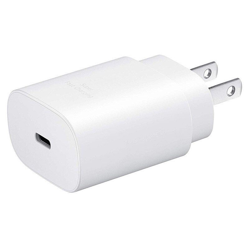 45W For Samsung S20 Super Fast Charger Adaptive Quick Charge Pd Type C To Type C Cable For Galaxy S10 Note 10 9 8 A51 A70 A50: US White