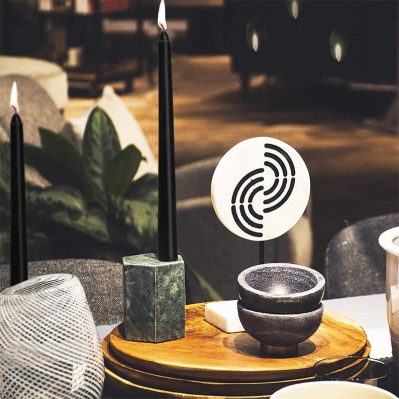 Taper Candles Set of 14 Unscented Dripless Candlesticks 8 Hours Long Burning for Home Decor, Wedding, Parties and Special Occasi