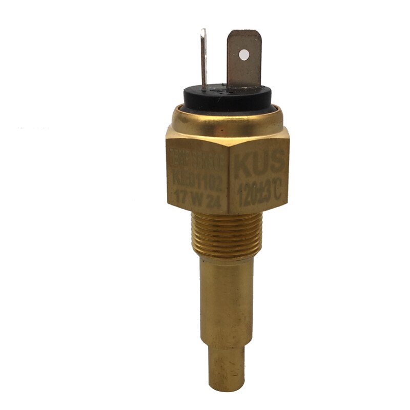 Medidor de temperatura de aceite Digital LCD Universal, 52mm, 50-150 ℃, para barco, camión, 12V, 24V, con retroiluminación roja: M14X1.0