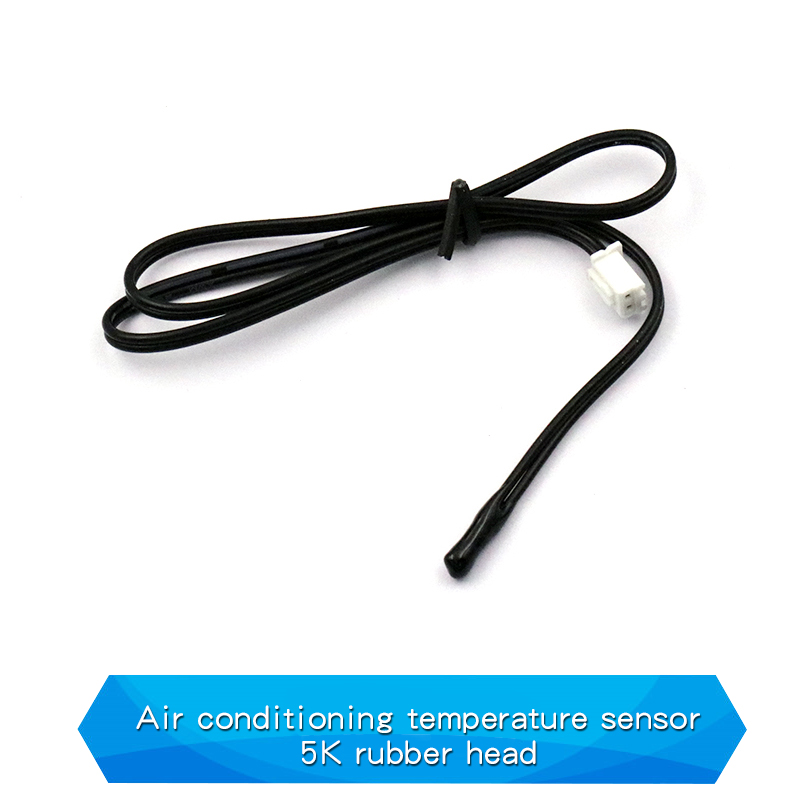 2 Stück Klimaanlage Temperatur sensor 5k 10k 15k 20k 25k 50k 100k Conditioner Rohrs ensor Gummi kopf Kupfer kopf: Khaki