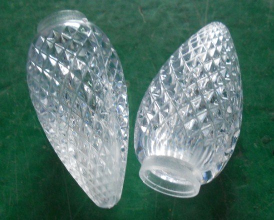 Cubiertas blancas facetadas C9; 100 unids/set
