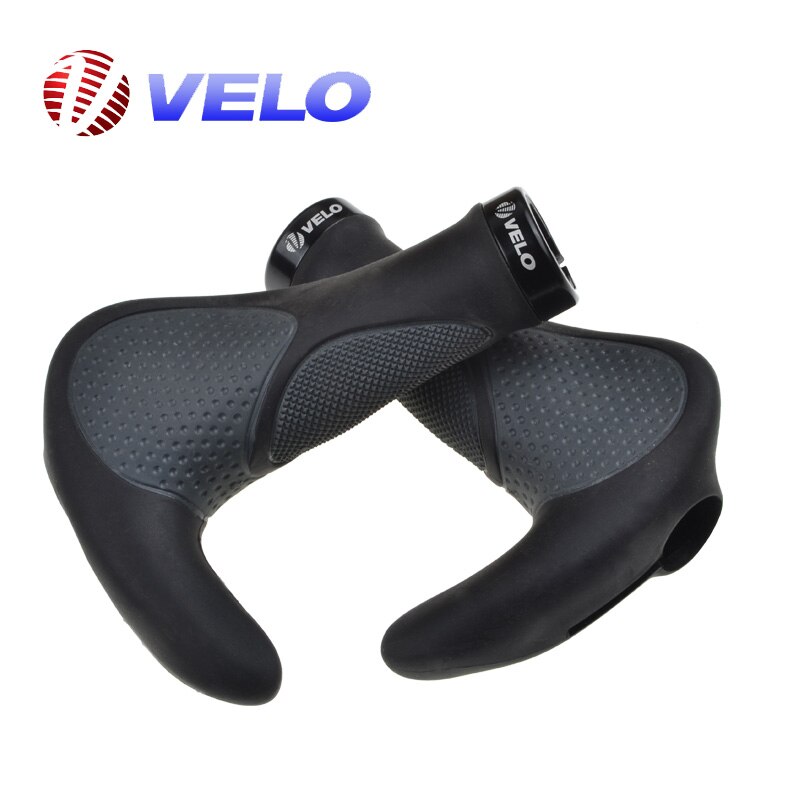 Velo hållbart halkfritt byggt cykelstyregrepp ergonomi mtb cykelstyre cykeldelar
