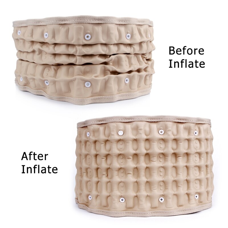 Lombaire colonne vertébrale-Air décompression ceinture arrière Air Traction taille protecteur ceinture douleur soutien lombaire inférieur ajustement pour 29 pouces-49 pouces