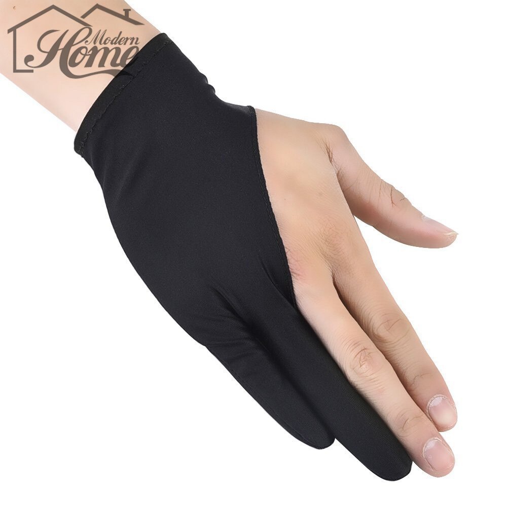 2 stücke Zeichnung Handschuhe Anti-fouling Künstler Handschuh Für Alle Grafiken Zeichnung Tablet Schwarz 2 Finger Sowohl Für Rechts links Hände Frei Größe