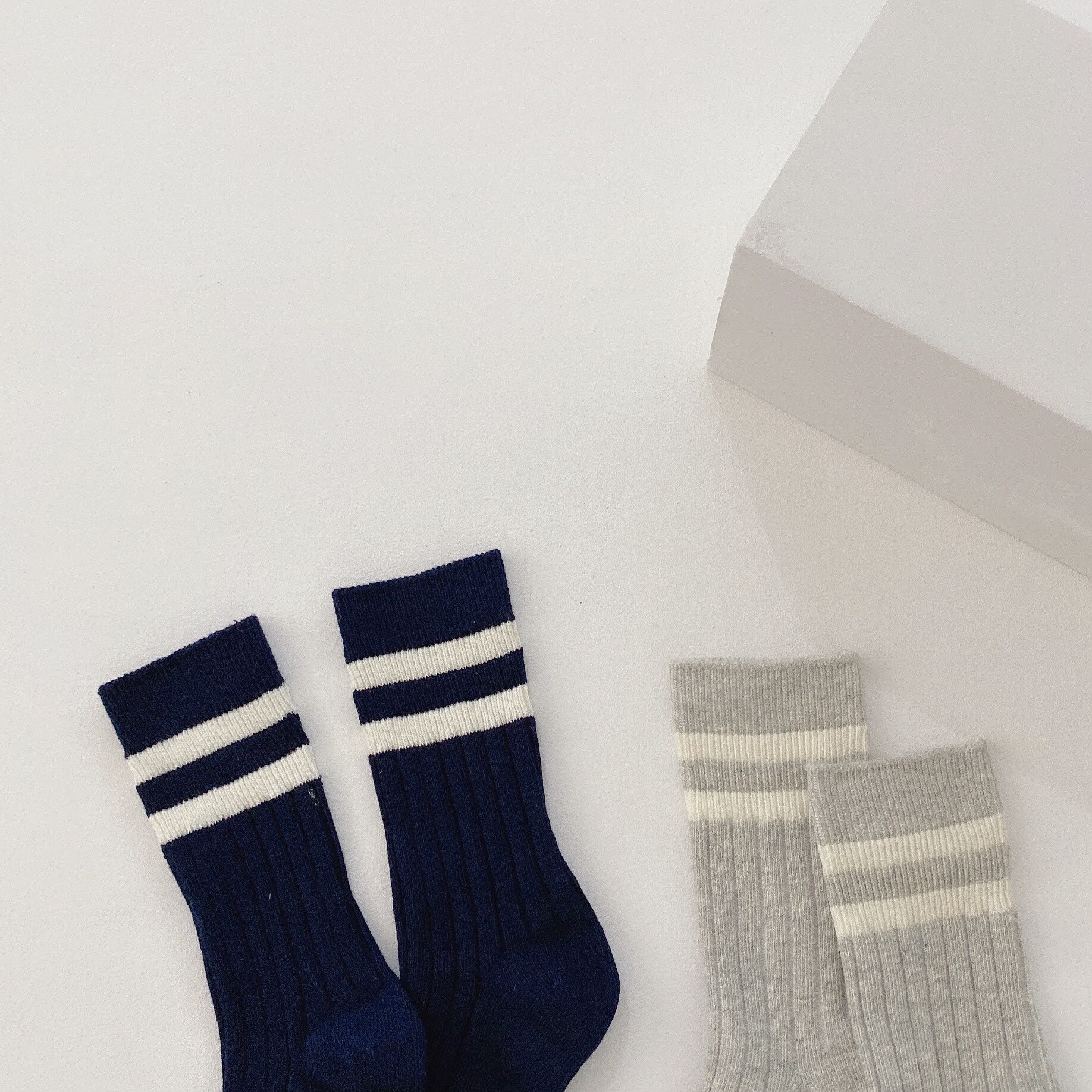 2 pares/lote meias de bebê listrado conforto algodão crianças meias crianças meninos meninas meias para 1-6 anos roupas de bebê acessórios
