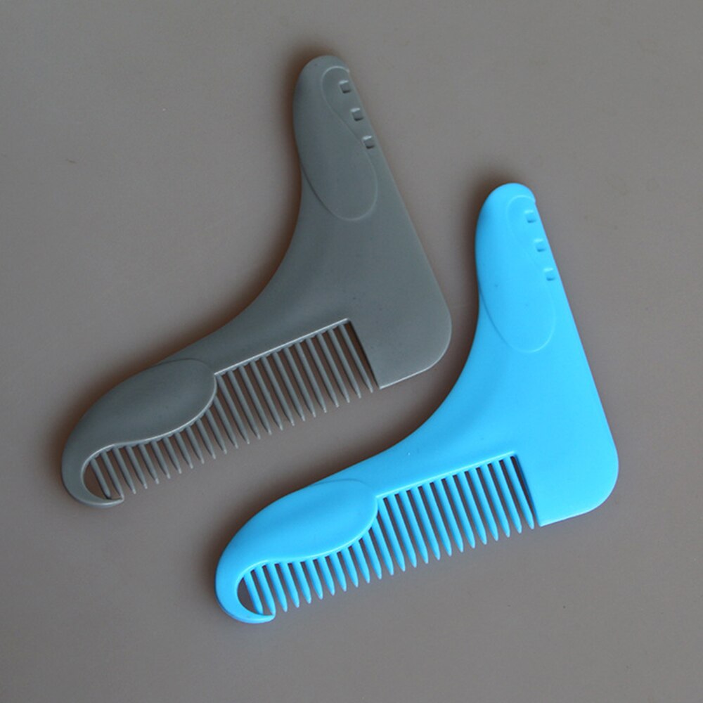 1pcs Innovative Beard Shape Comb Beard Shape Template Combing Tool Beard Brush Comb Second Generation Multifunction