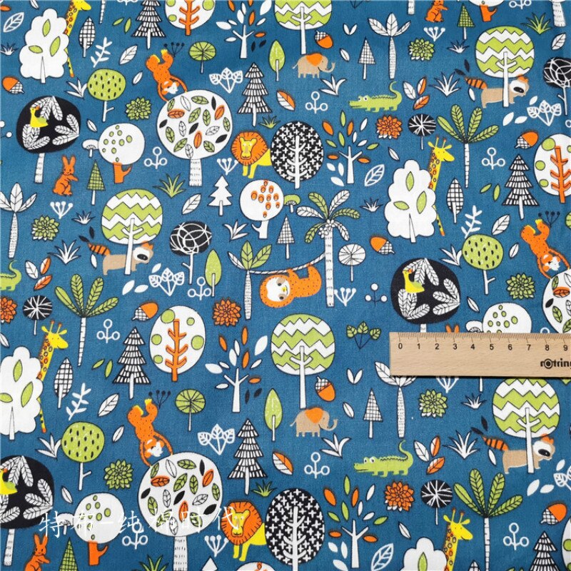 Cartoon Baby Cotton Patchwork Fabric Printed baby Cotton fabric for DIY bedding cloth Sewing quilting fabrics