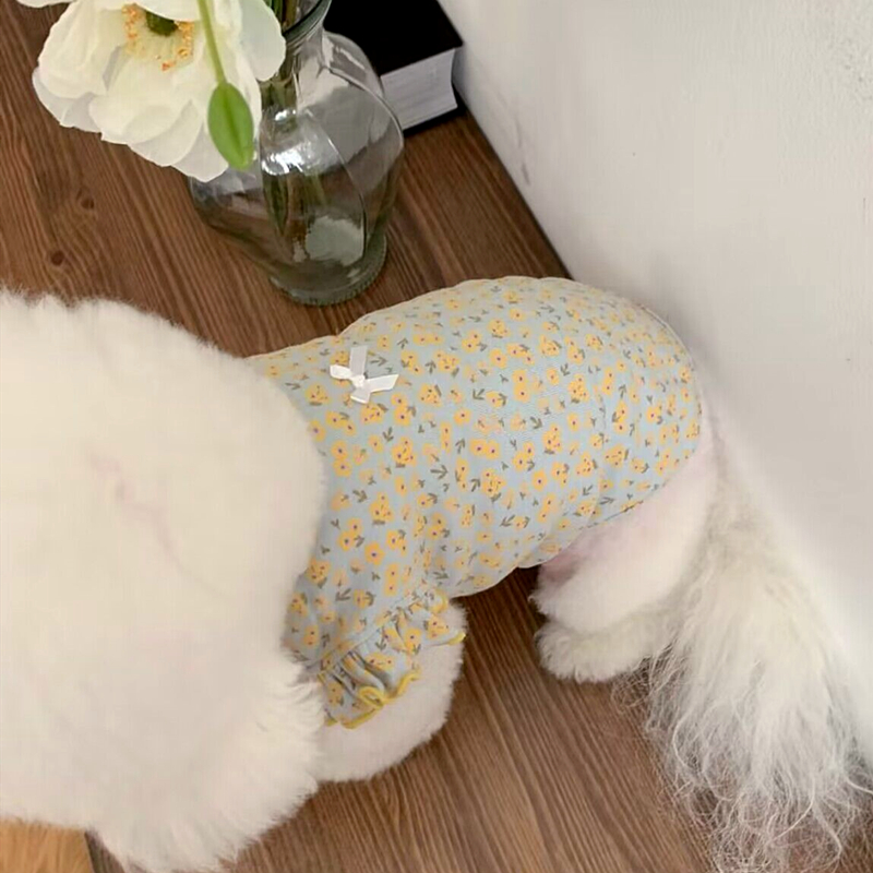 Colete para cães de estimação, roupas de verão para cachorros, fofo, floral, mangas voadoras, camiseta para cães, chihuahua, pug, bichon, gato, cachorro, roupas para meninas: XL / Preto