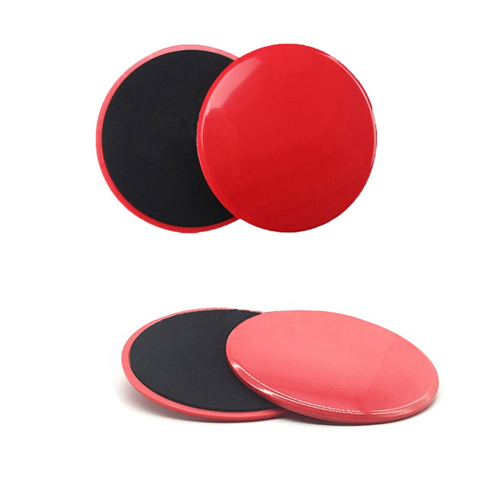 Yoga slide glijdende fitness schijf cirkel training slider bodybuilding oefening glijplaten sportvormgevingstools 2 stuks /4 stuks: Zwart