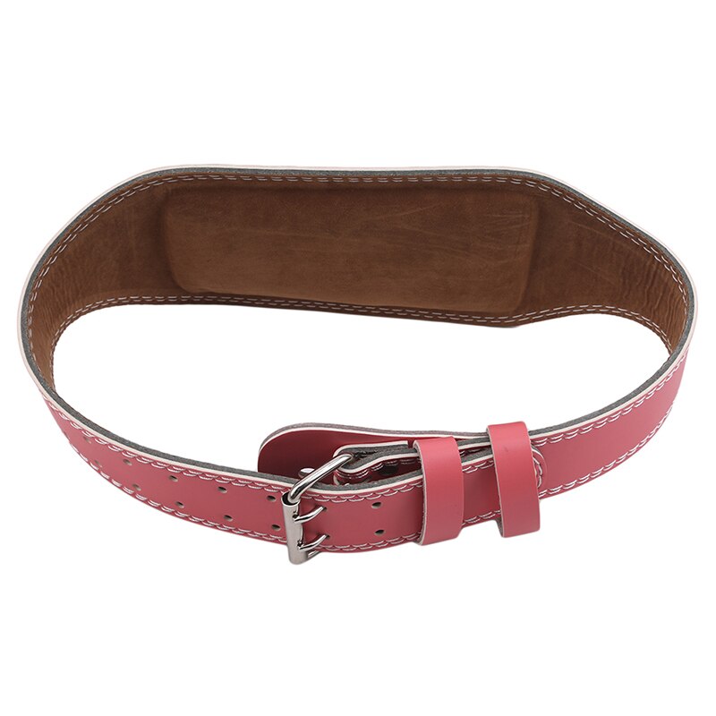 Unisex Powerlifting Sports Supplies PU Belt Training Fitness Protection Belt Lumbar Protection Gym Belt Weightlifting Belt: pink L