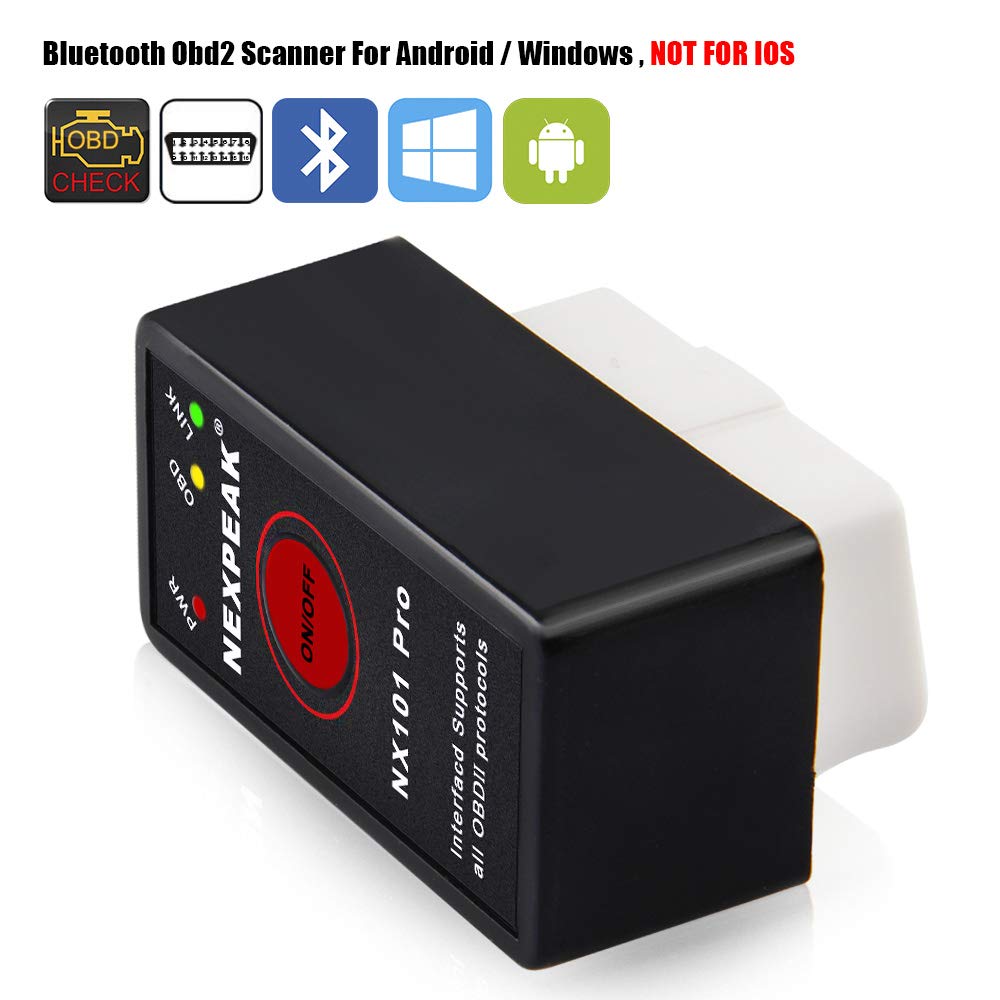 Herramienta de diagnóstico de coche, accesorio V1.5 ELM327 OBD2 escáner Bluetooth Pic18f25k80 OBD 2 Mini autoescáner ELM 327, escáner automático NX101 Pro