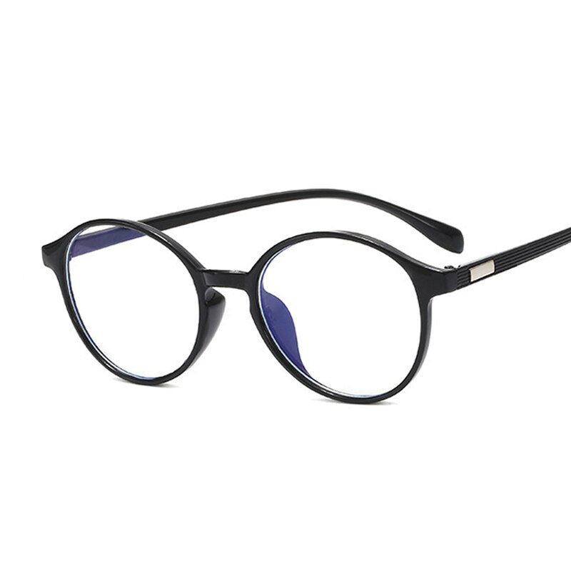 Cute Cat Eye Glasses Women Round Lens Optical Eyeglasses Transparent Plastic Frame Eyewear Anti Blue Comfort Spectacle