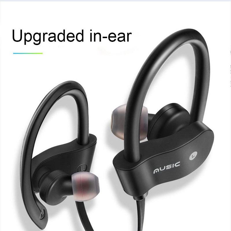 Drahtlose Bluetooth 4,1 Headset Sport Lauf Stereo Musik Kopfhörer Mini Ohr-Hängen HIFI Ohr-Haken Kopfhörer Für praktisch