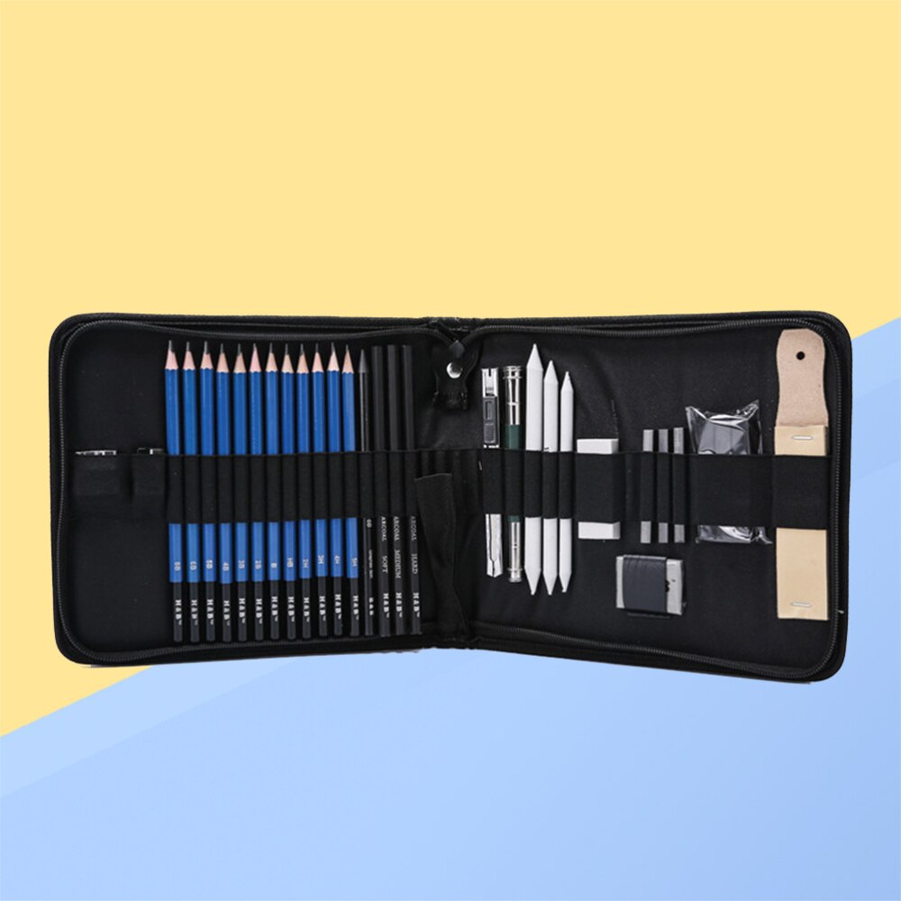 32pcs Drawing Pencil Set Painting Tool Kit Pencil Sketch Suit Art Painting Stationery Supplies