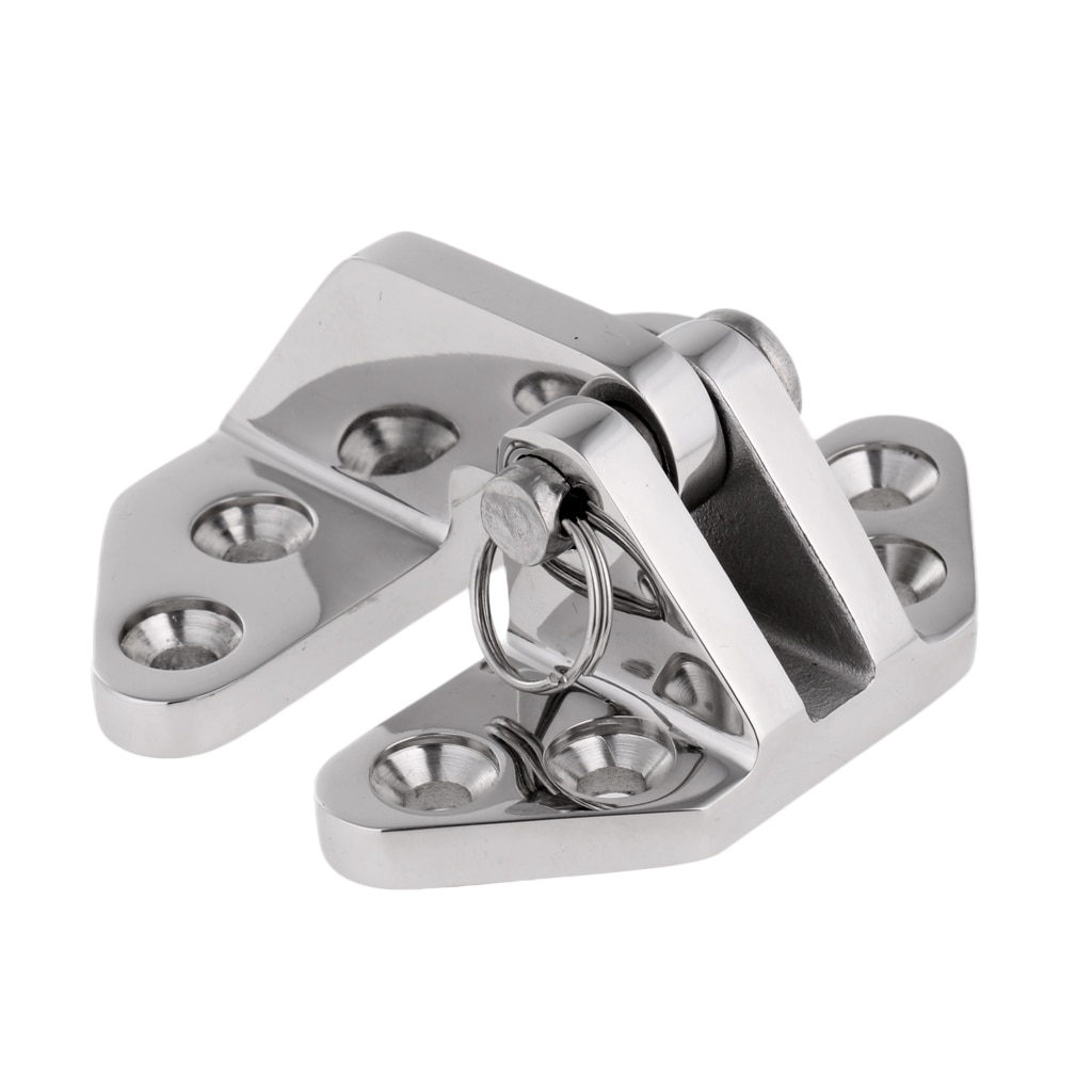 Marine Boat 316 Stainless Steel Solid Cast Hatch Door Window Locker Hinge with Removable Pin 2.7" x 2.56" x 1.18"