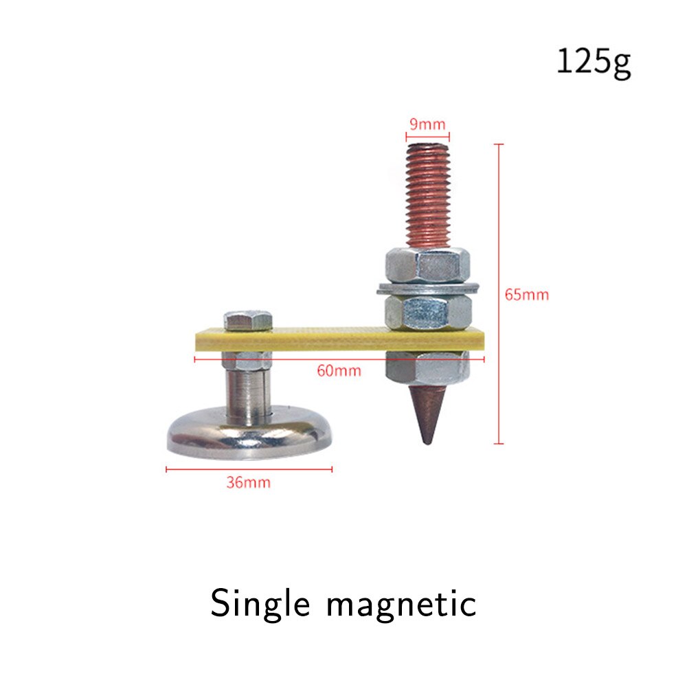 Støttetilbehør svejseværktøj højstyrke svejsemagneter hoved magnetisk jordklemme magnetisk loddereparationsværktøj: Enkelt