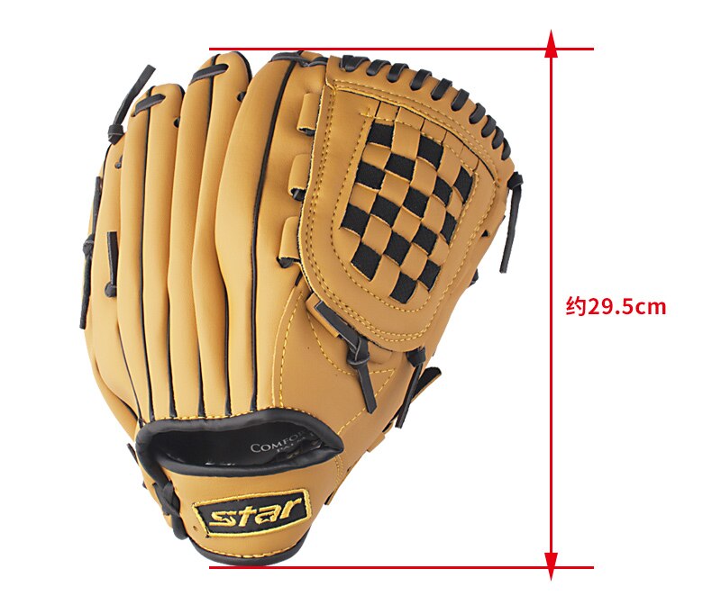 freundlicher Baseball Schlagen Handschuhe Leder Männer Linke Hand Baseball Handschuh Leder Herren weicher Ball Guante De Beisbol draussen Sport BJ50ST