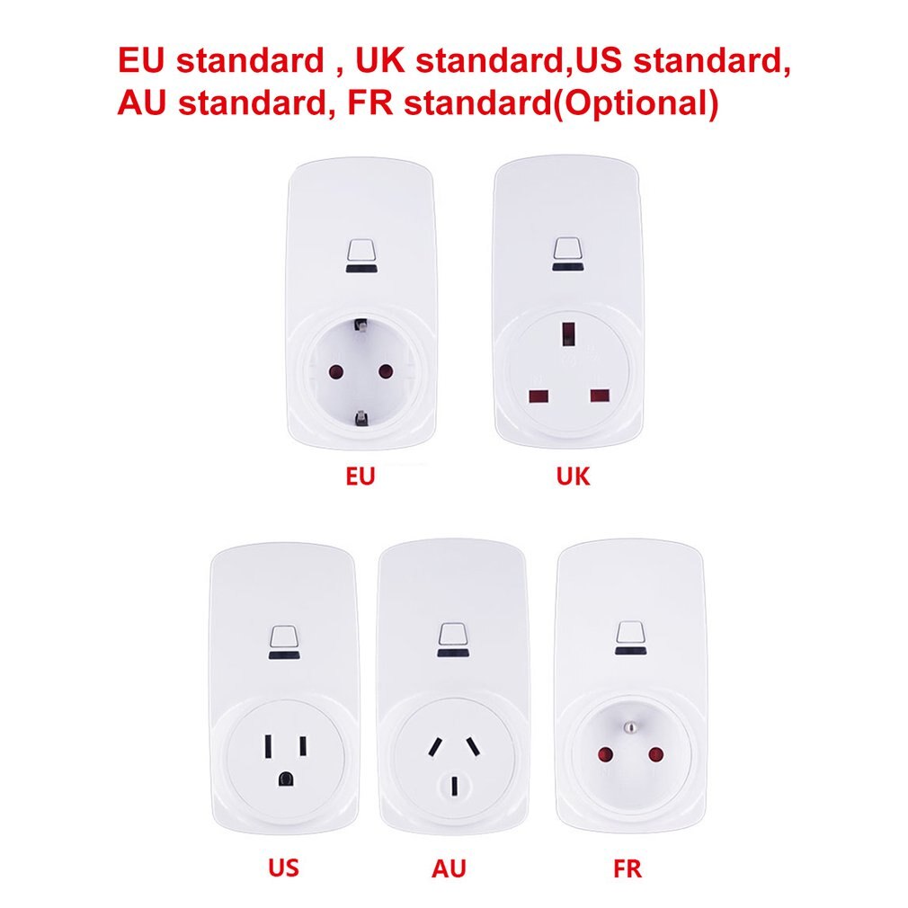Smart plug 16a wifi trådløs smart power monitor eu au uk us stikkontakt stikkontakt til echo til alexa til google stikkontakt