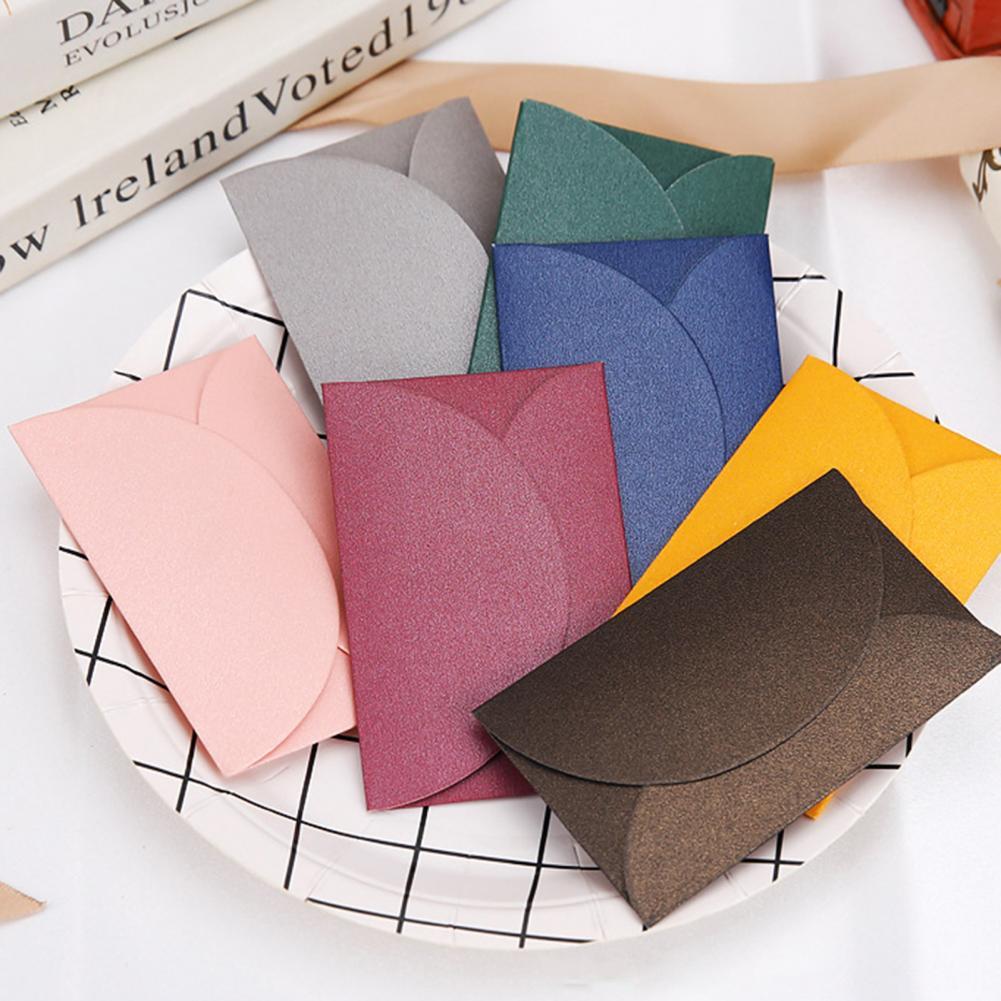 1Pc Papier Enveloppen Zegen Wenskaart Handgemaakte Ambachten Brief Papier Envelop Valentijnsdag Party Supply