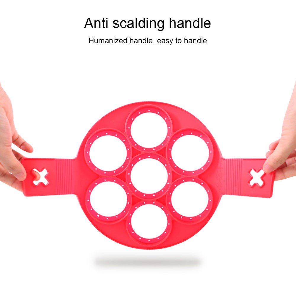 Pancake Maker Nonstick Cooking Tool Egg Ring Maker Egg Silicone Mold Pancake Cheese Egg Cooker Pan Kitchen Baking Accessory