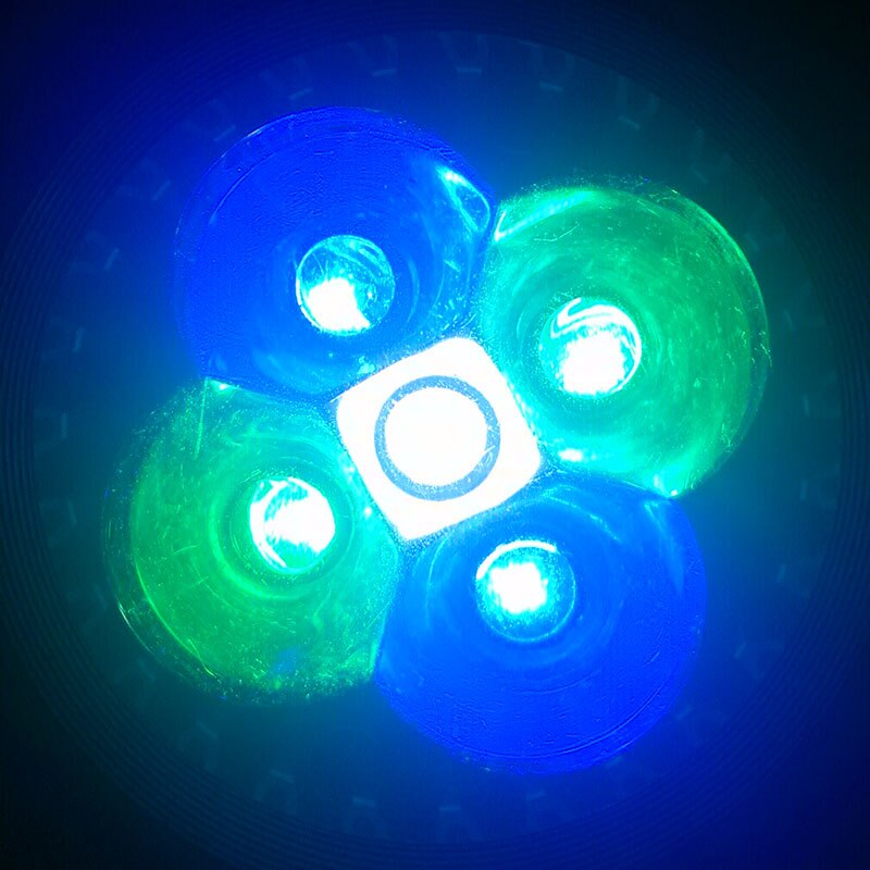10 w E27 E14 GU10 LED Aquarium Verlichting, blauw & Wit & Groen Voor Aquarium Verlichting Waterplanten En Koralen Verlichting Aquarium lamp: 2B2G1W / E14