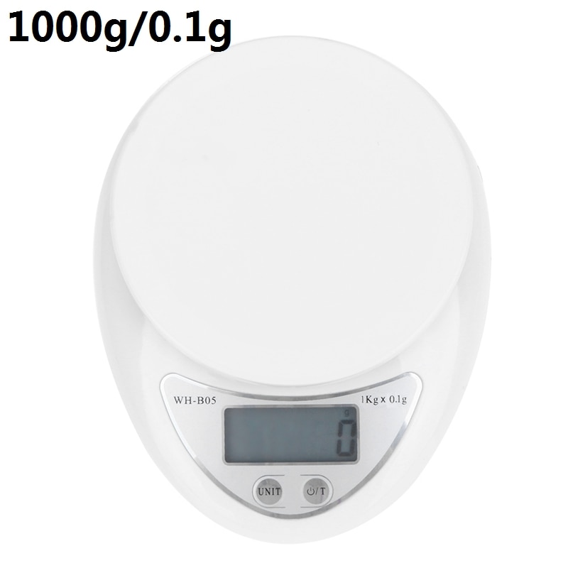 Báscula de cocina digital mini de 1kg/0.1g pulgadas, para cocinar, hornear, medir y pesar, con pantalla lcd, para alimentos, utensilios de cocina.: Azul claro