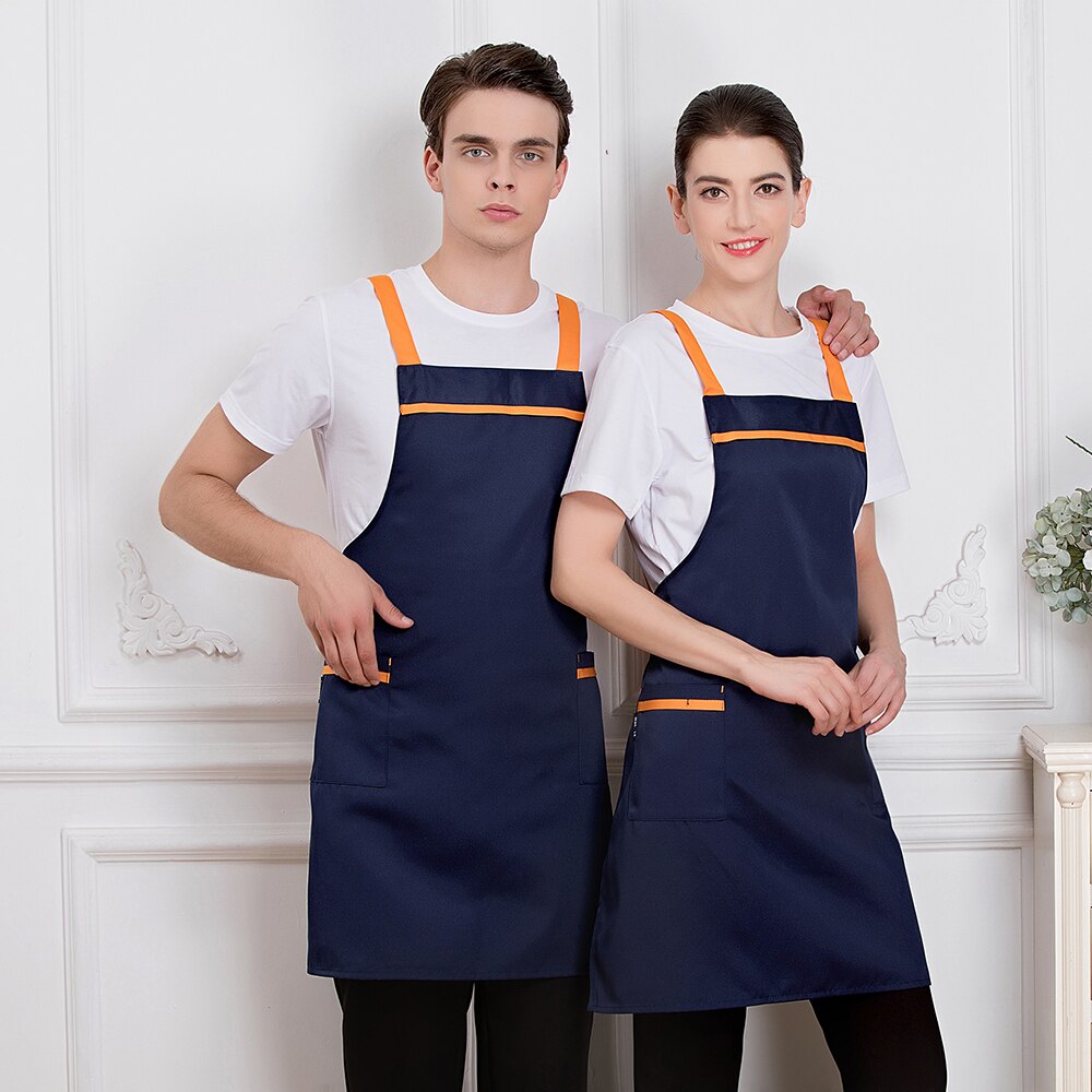 Forklæde kok arbejdstøj webbing sløjfe-knude unisex forhindre fald kantine cafe køkken restaurant fest kokke uniformer tjener servitrice