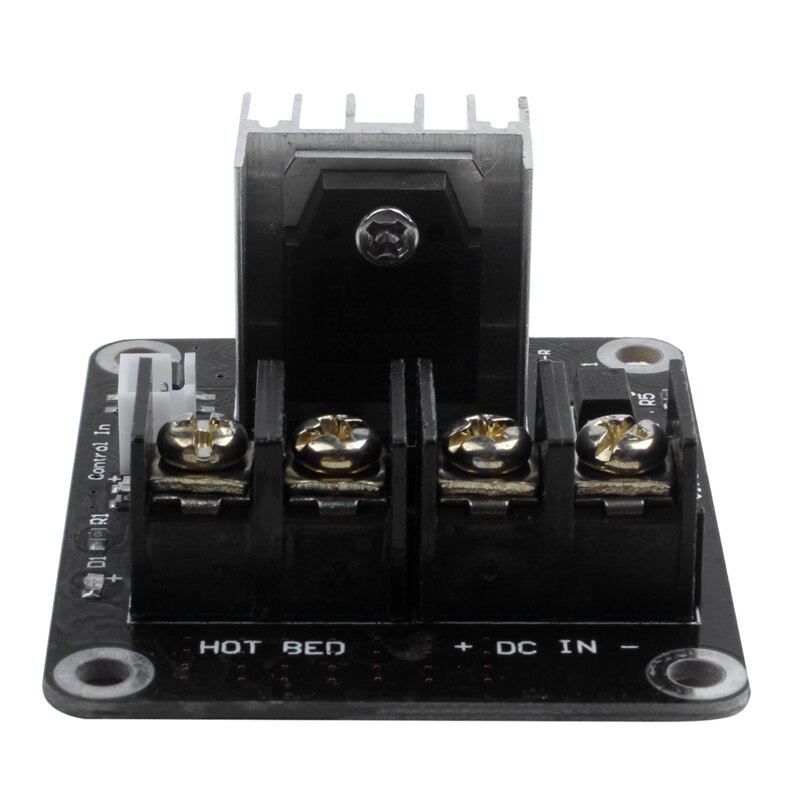 AAAE superior 3D impresora semillero MOSFET módulo de expansión inc 2pin plomo Anet A8 A6 A2 Compatible negro